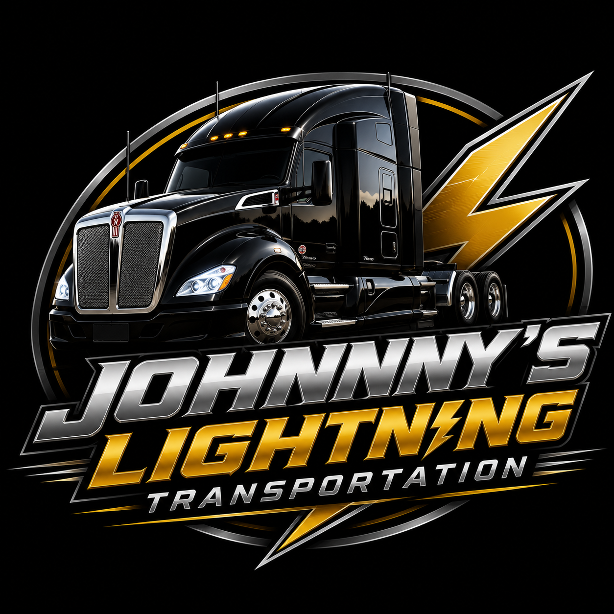 Johnny's Lightning Transportation logo